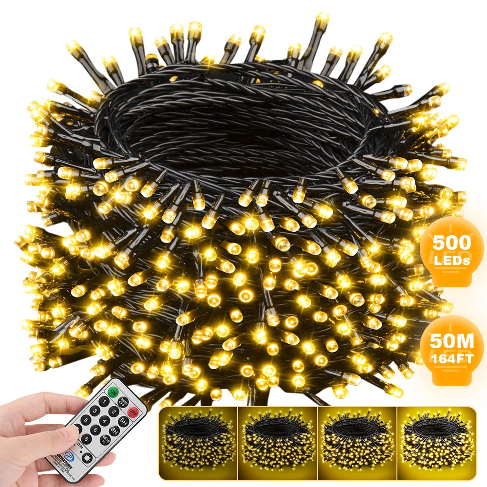 50M Waterproof Fairy Lights
