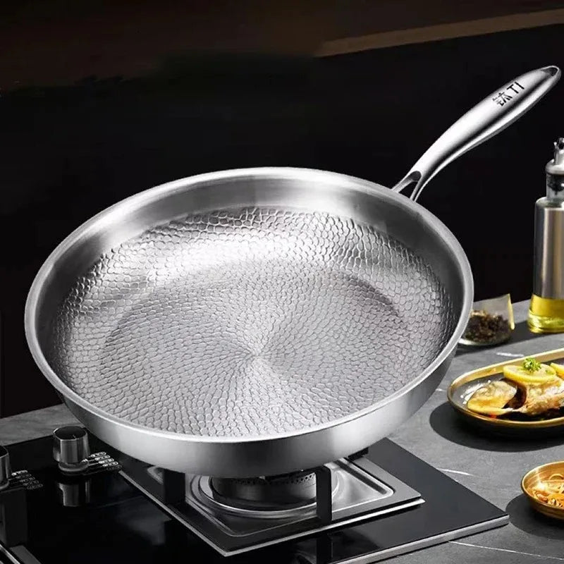 Titanium Steel Frying Pan