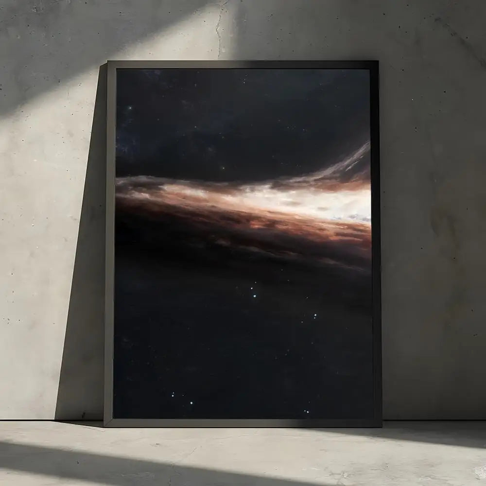 Black Hole Canvas Wall Art Poster