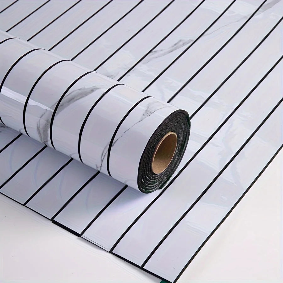 3D Grid Panel Wall Stickers