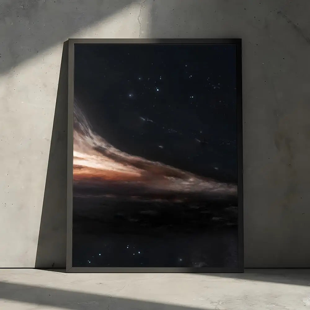 Black Hole Canvas Wall Art Poster