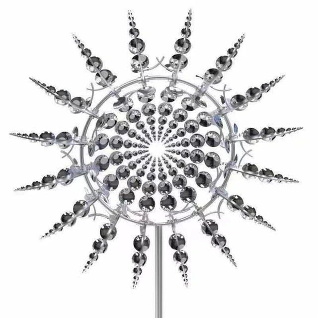 Metal Windmill Garden Spinner