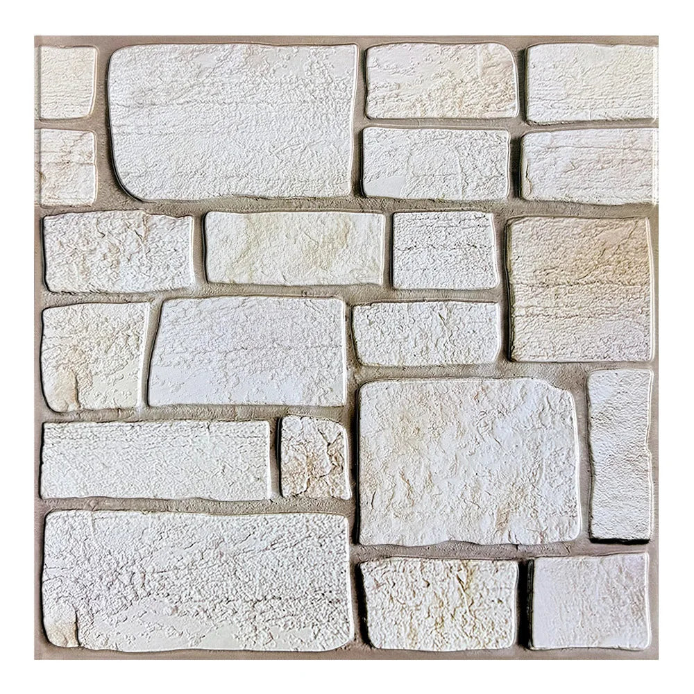 3D Faux Stone Tile Stickers