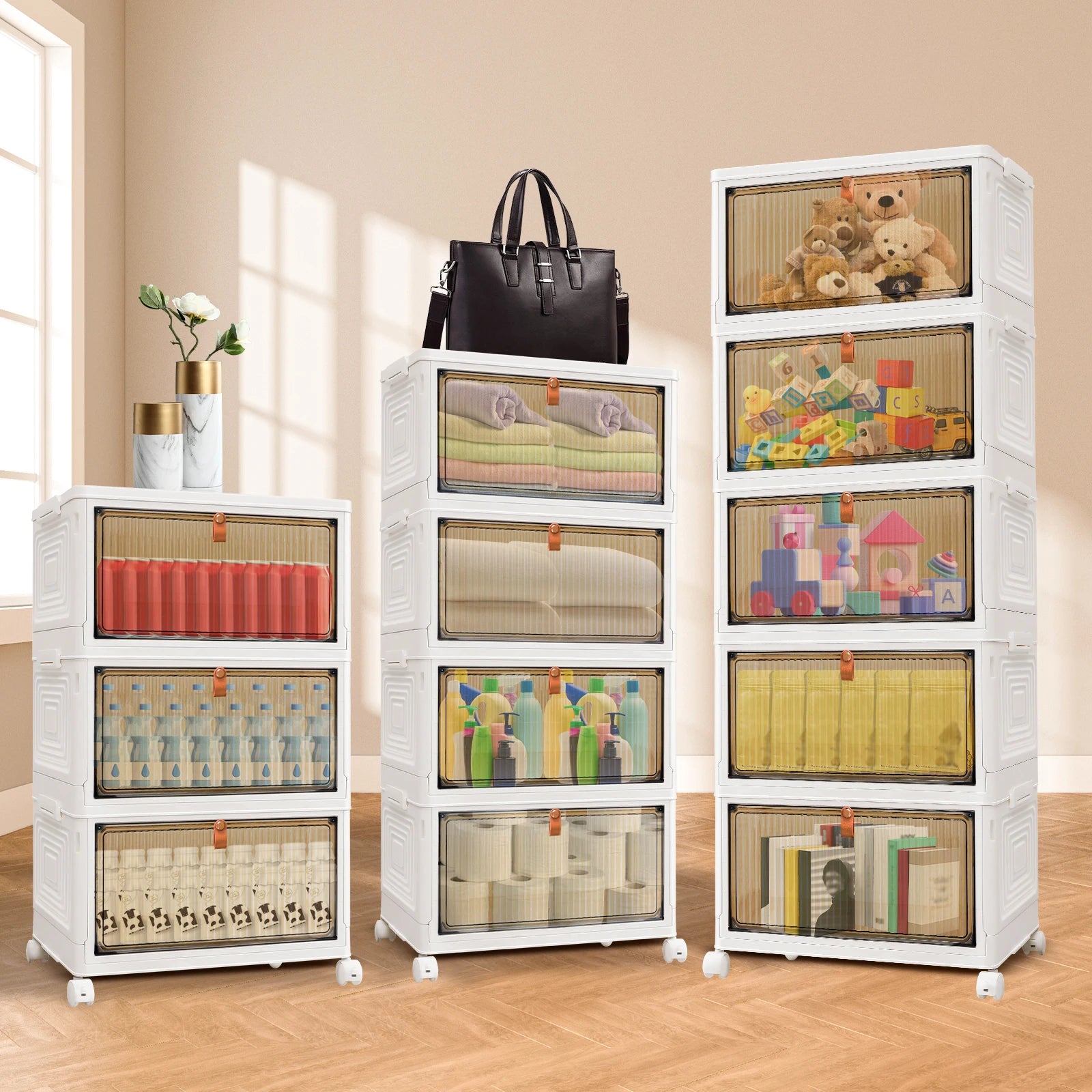 Stackable Drawer Storage Tower