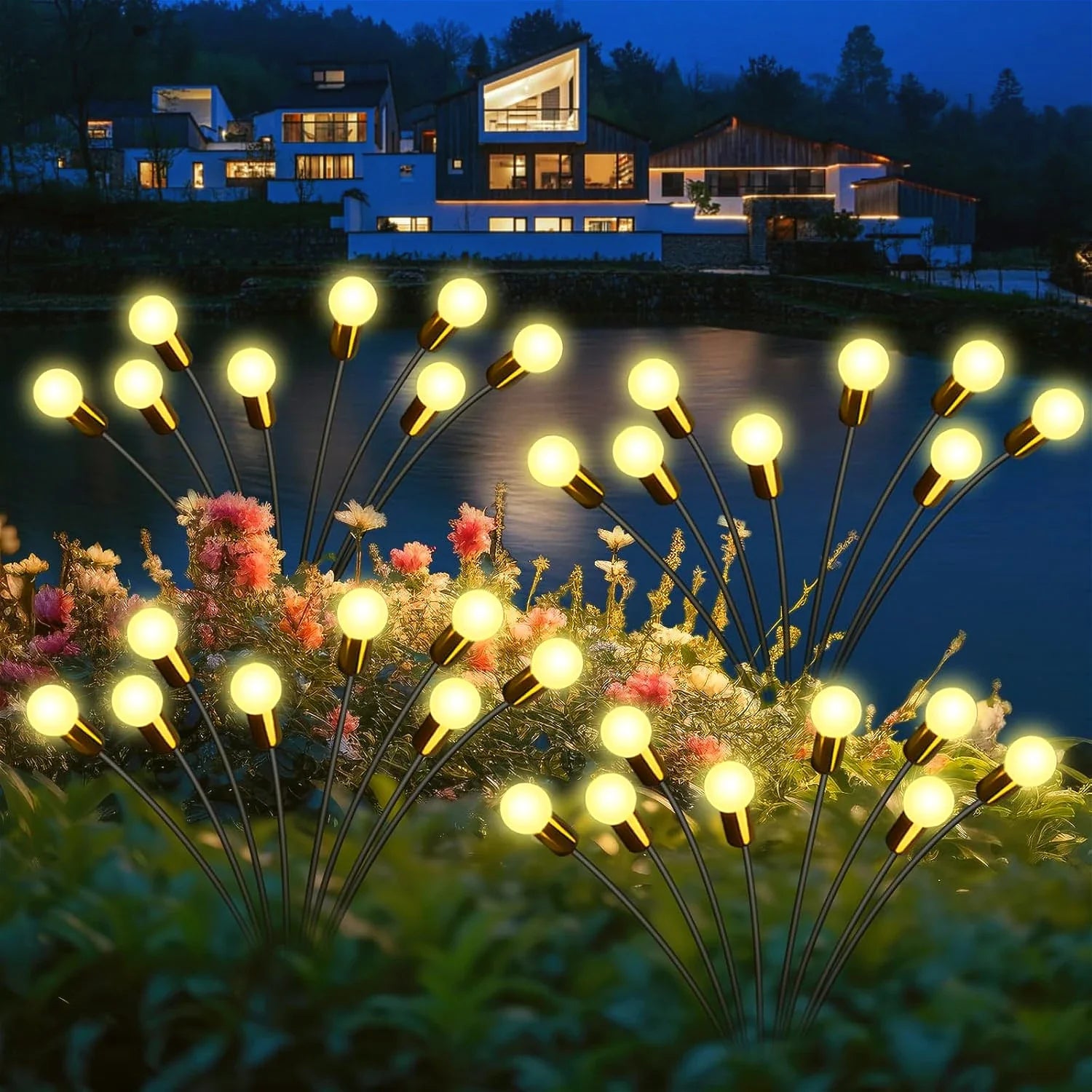 Solar Firefly Garden Lights